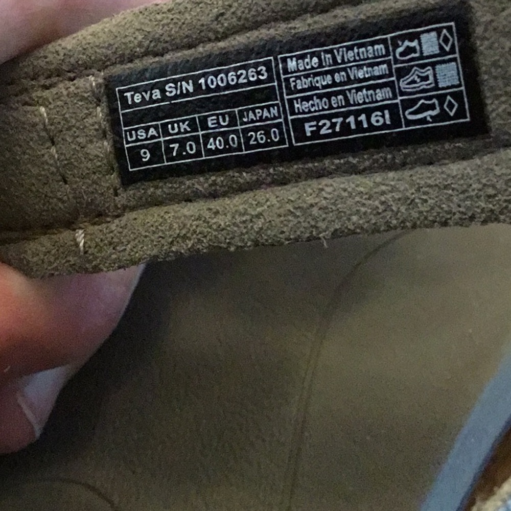 Teva Black and Gray Women's Sandals - Picture 7 of 7